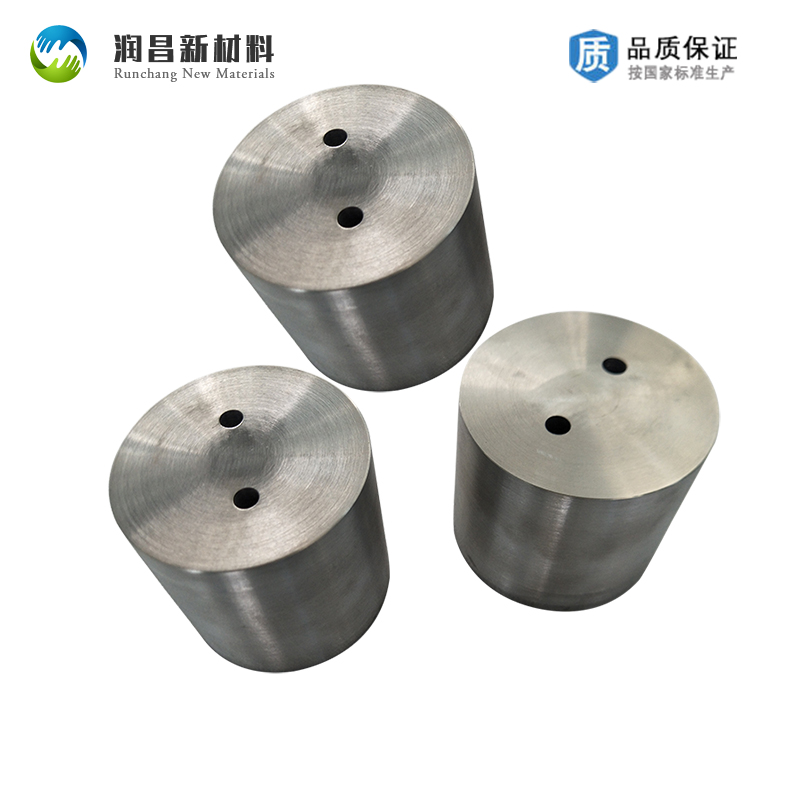 高比重钨镍铁合金带孔圆柱